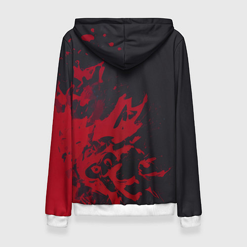 Женская толстовка Смуглая девушка с косичками / 3D-Белый – фото 2