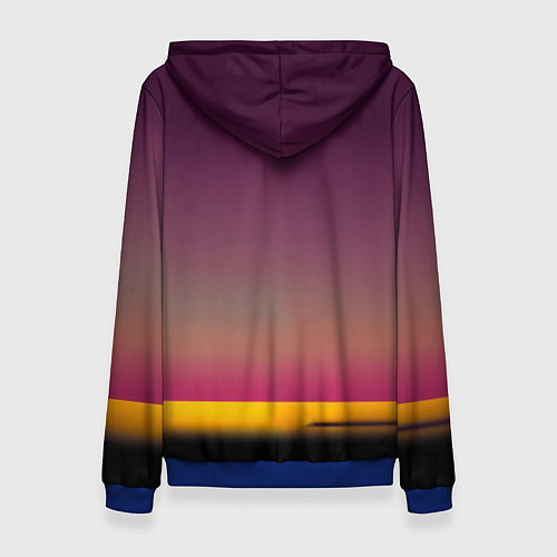 Женская толстовка Cool kangaroo - ai art / 3D-Синий – фото 2