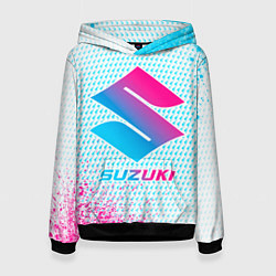 Женская толстовка Suzuki neon gradient style