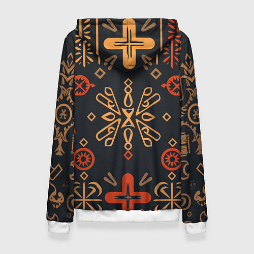 Женская толстовка Орнамент в славянском стиле / 3D-Белый – фото 2