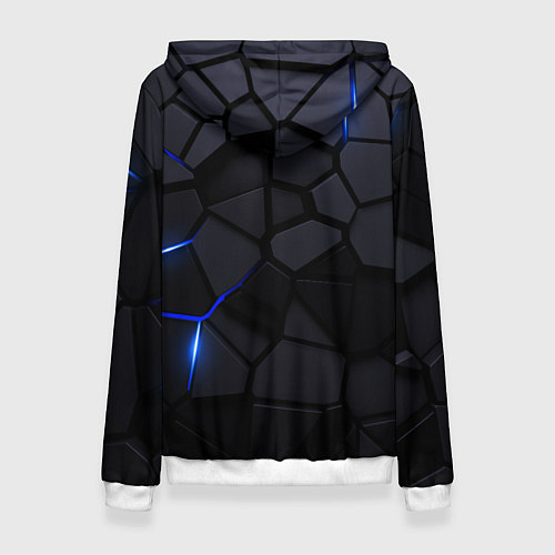 Женская толстовка Volkswagen - плиты с эффектом свечения / 3D-Белый – фото 2