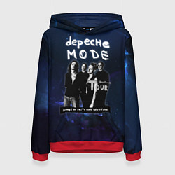 Толстовка-худи женская Depeche Mode - Devotional тур, цвет: 3D-красный