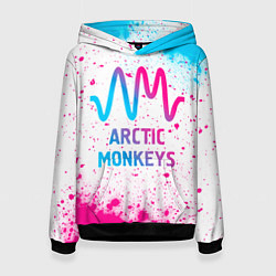 Женская толстовка Arctic Monkeys neon gradient style