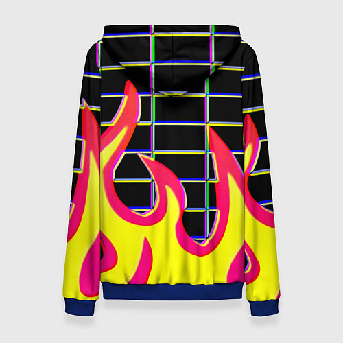 Женская толстовка Doom Eternal retro game / 3D-Синий – фото 2