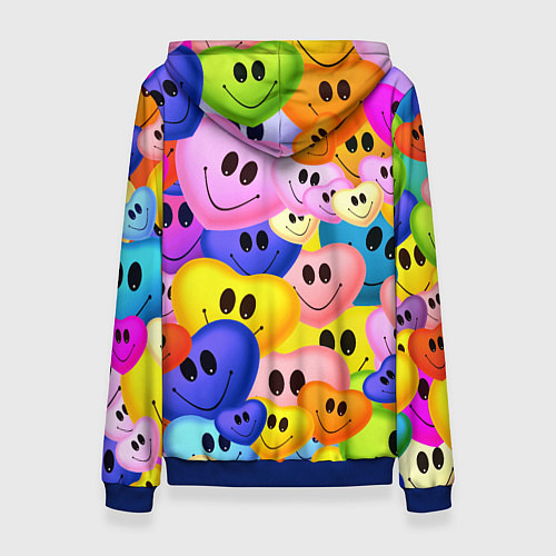 Женская толстовка Улыбка любви / 3D-Синий – фото 2
