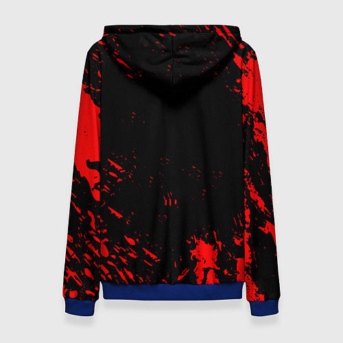 Женская толстовка BMW красные краски на чёрном / 3D-Синий – фото 2