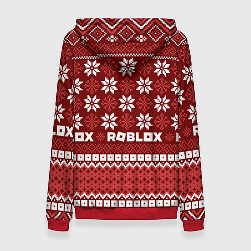 Женская толстовка Roblox christmas sweater / 3D-Красный – фото 2