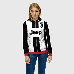 Толстовка-худи женская Juventus collection, цвет: 3D-красный — фото 2