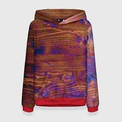 Женская толстовка Деревянная благородная текстура