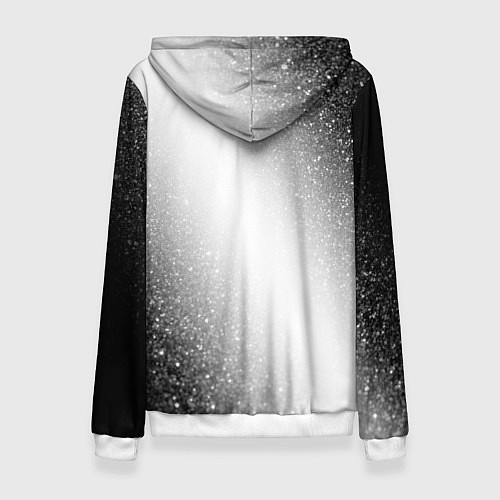 Женская толстовка Sabaton glitch на светлом фоне / 3D-Белый – фото 2