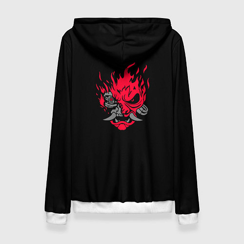 Женская толстовка Самурай - Киберпанк 2077 / 3D-Белый – фото 2