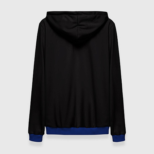 Женская толстовка Хабиб Нурмагомедов с поясом чемпиона / 3D-Синий – фото 2