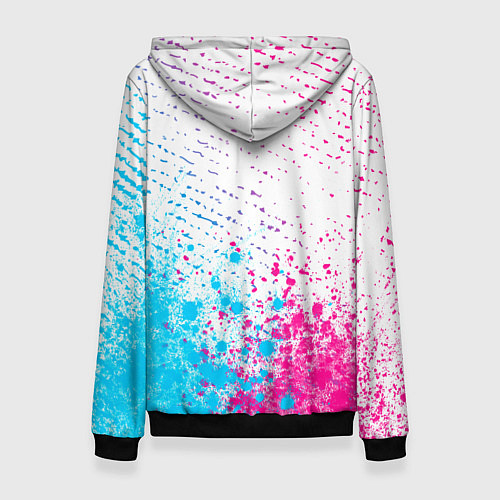 Женская толстовка Coldplay neon gradient style посередине / 3D-Черный – фото 2