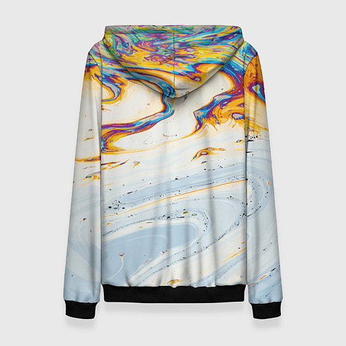 Женская толстовка Магия масляного отражения / 3D-Черный – фото 2