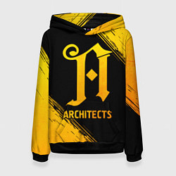 Женская толстовка Architects - gold gradient