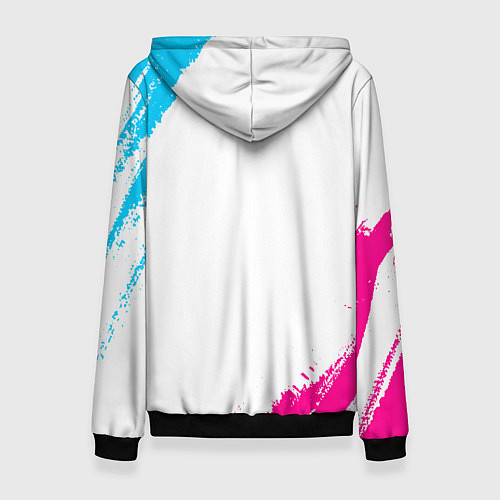 Женская толстовка Bullet For My Valentine neon gradient style / 3D-Черный – фото 2