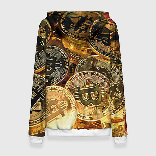 Женская толстовка Золото цифровой эры / 3D-Белый – фото 2