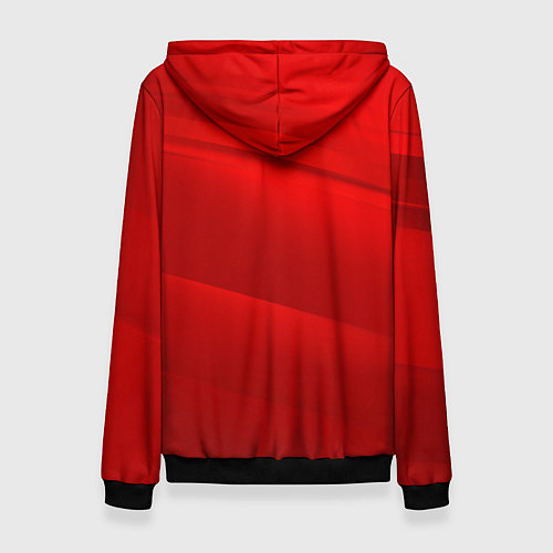 Женская толстовка Дед Мороз с копьем и драконом / 3D-Черный – фото 2