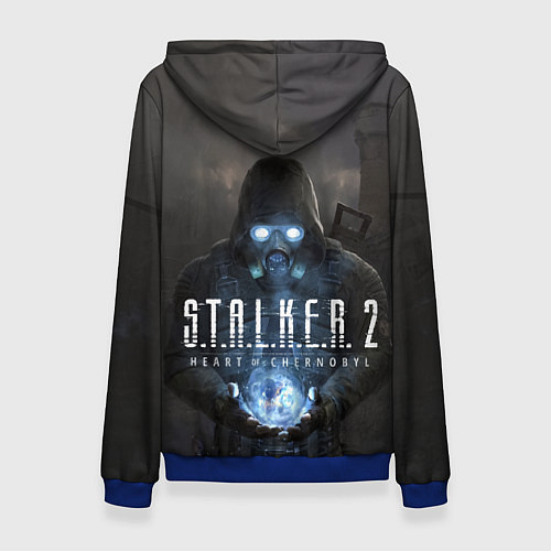 Женская толстовка STALKER 2 одиночка с артефактом / 3D-Синий – фото 2