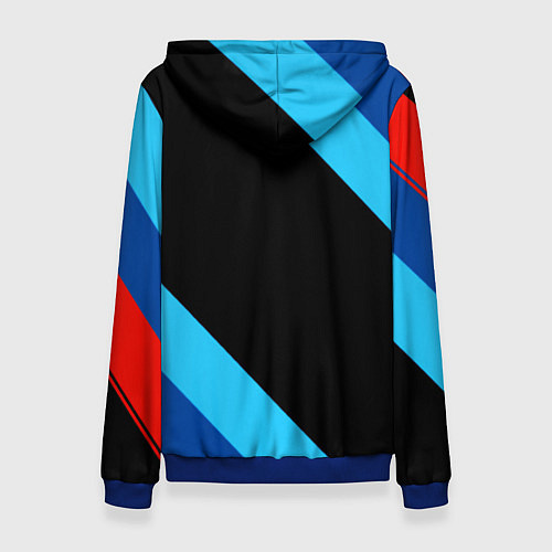 Женская толстовка BMW line / 3D-Синий – фото 2