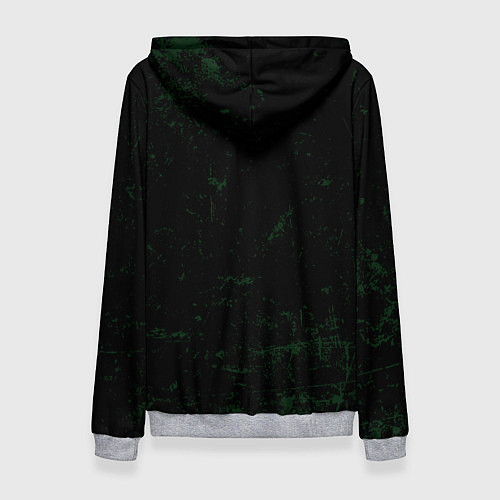 Женская толстовка Равнодушие кислотный / 3D-Меланж – фото 2