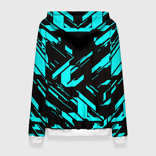 Женская толстовка Айзек стиль неоновый броня / 3D-Белый – фото 2
