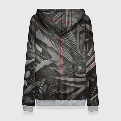 Женская толстовка Кибернетический искусственный разум / 3D-Меланж – фото 2