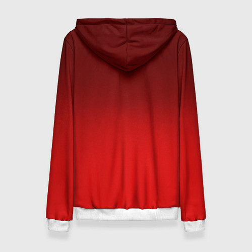 Женская толстовка Слово пацана в стиле аниме - мазки краски / 3D-Белый – фото 2