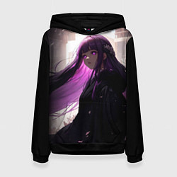Толстовка-худи женская Фрирен из аниме, цвет: 3D-черный