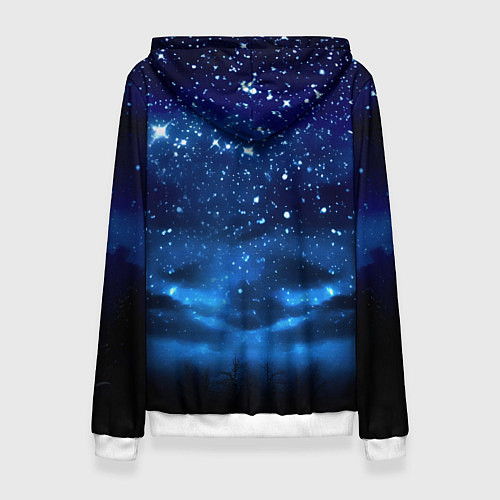Женская толстовка Тигр солдат снег и звезды / 3D-Белый – фото 2