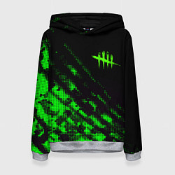 Женская толстовка Dead by daylight green neon