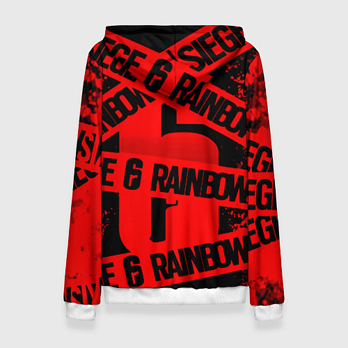 Женская толстовка Rainbox six краски / 3D-Белый – фото 2