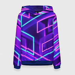 Женская толстовка Neon Geometric