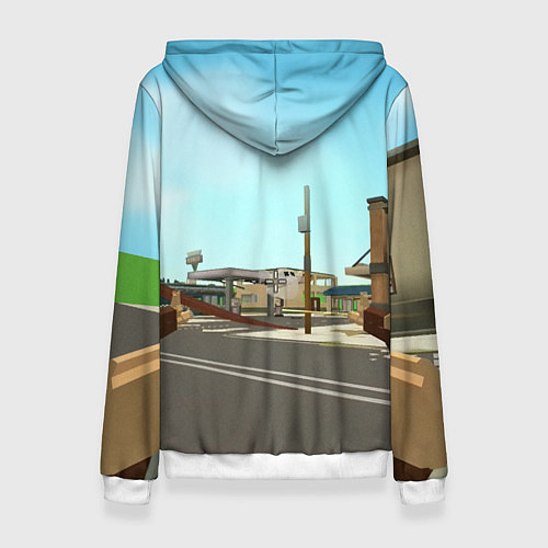 Женская толстовка Chicken Gun - shooter / 3D-Белый – фото 2