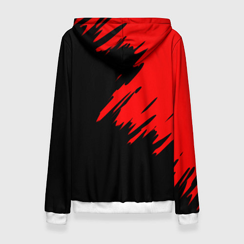 Женская толстовка БССР текстура краски / 3D-Белый – фото 2