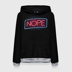 Женская толстовка Nope - neon