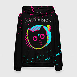 Женская толстовка Joy Division - rock star cat