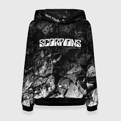 Женская толстовка Scorpions black graphite