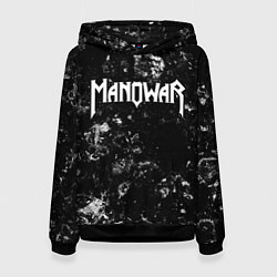 Толстовка-худи женская Manowar black ice, цвет: 3D-черный