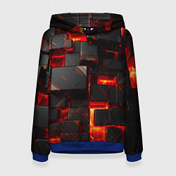 Женская толстовка Неоновые квадратики