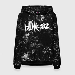 Толстовка-худи женская Blink 182 black ice, цвет: 3D-черный