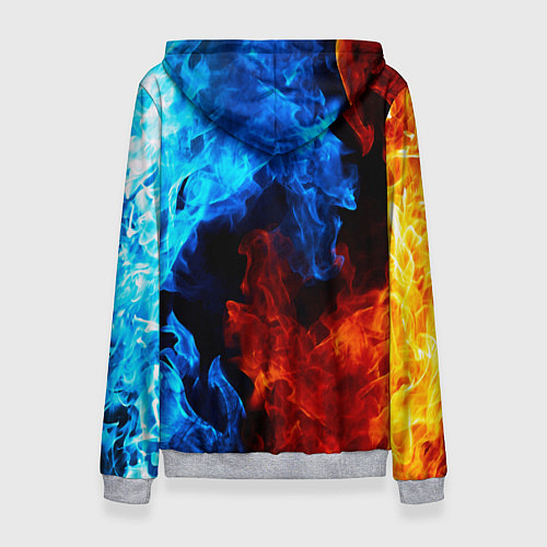 Женская толстовка Silent hill огненный стиль / 3D-Меланж – фото 2