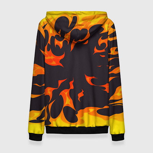 Женская толстовка Blink 182 рок панда и огонь / 3D-Черный – фото 2