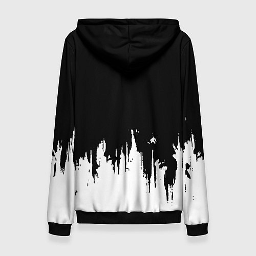Женская толстовка Одни из нас зомби текстура / 3D-Черный – фото 2