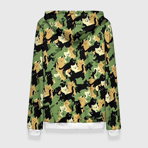 Женская толстовка Котофляж / 3D-Белый – фото 2