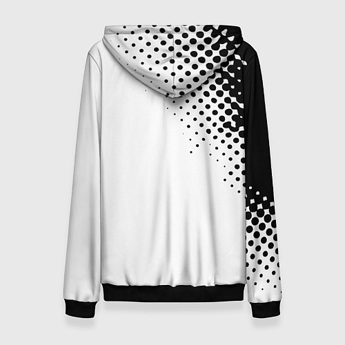Женская толстовка Juventus sport black geometry / 3D-Черный – фото 2