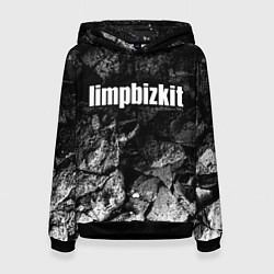 Толстовка-худи женская Limp Bizkit black graphite, цвет: 3D-черный