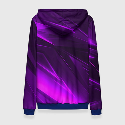 Женская толстовка Linkin park neon stripes logo / 3D-Синий – фото 2