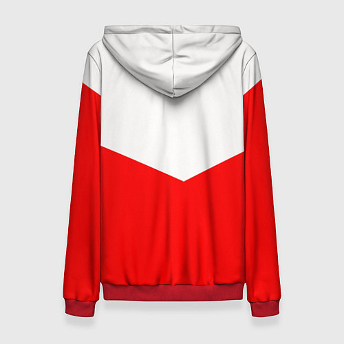 Женская толстовка Tekken текстура файтинг япония / 3D-Красный – фото 2