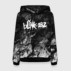 Женская толстовка Blink 182 black graphite